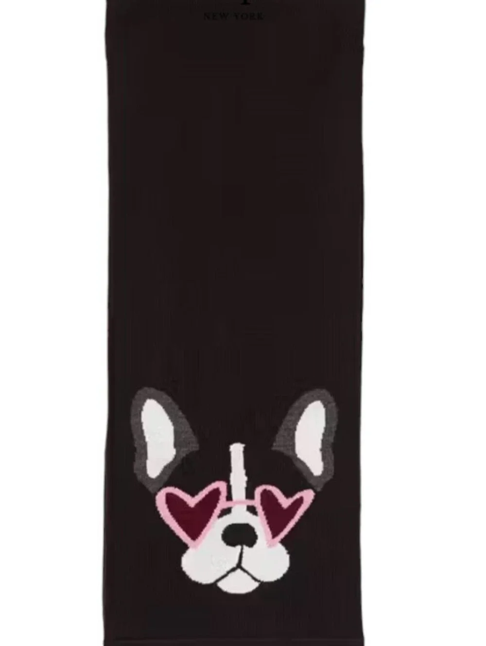 Kate Spade Black Purple Francois Scarf